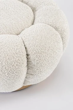 POUF EFFETTO BOUCLE' NATURALE - FLOREL