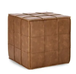 POUF LARISA COGNAC