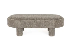 POUF TANYA C-VASS OVALE GRIGIO