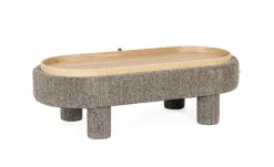 POUF TANYA C-VASS OVALE GRIGIO