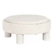 POUF TANYA C-VASS TONDO BIANCO