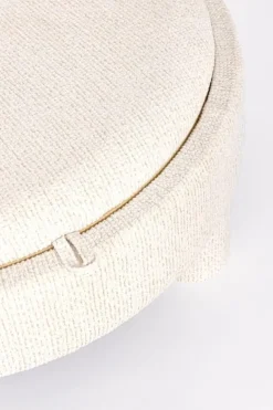 POUF TANYA C-VASS TONDO BIANCO