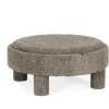 POUF TANYA C-VASS TONDO GRIGIO