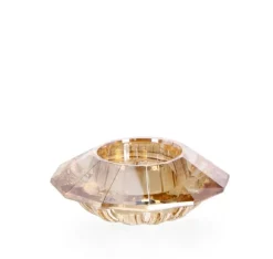 P.TEALIGHT 1P ELDRID VT AMBRA D9X3,3H