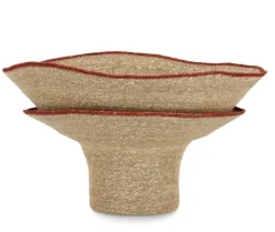 P.VASO DECORATIVO LANH NATURAL RUSTY D59