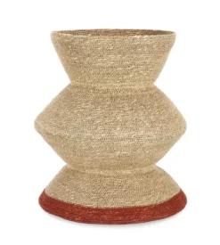 P.VASO DECORATIVO LANH NATURAL RUSTY H43