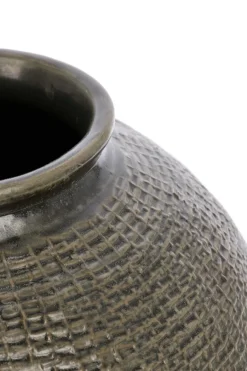 P.VASO KLAS TERRACOTTA VERDE D47