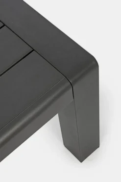 SALOTTO ANGOLARE IN ALLUMINIO ANTRACITE CX23 - KONNOR