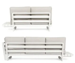 SALOTTO ANGOLARE IN ALLUMINIO BIANCO WG20 - INFINITY