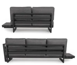 SALOTTO ANGOLARE IN ALLUMINIO ANTRACITE WG21 - INFINITY