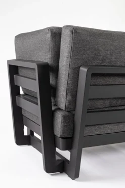 SALOTTO ANGOLARE IN ALLUMINIO ANTRACITE WG21 - INFINITY