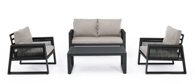 SALOTTO IN ALLUMINIO ANTRACITE LH32 - CAPTIVA