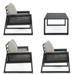 SALOTTO IN ALLUMINIO ANTRACITE LH32 - CAPTIVA