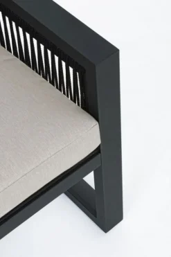 SALOTTO IN ALLUMINIO ANTRACITE LH32 - CAPTIVA