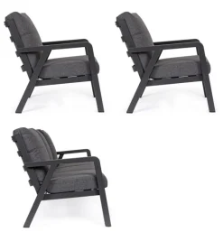 SALOTTO IN ALLUMINIO ANTRACITE JX55 - TRUMAN