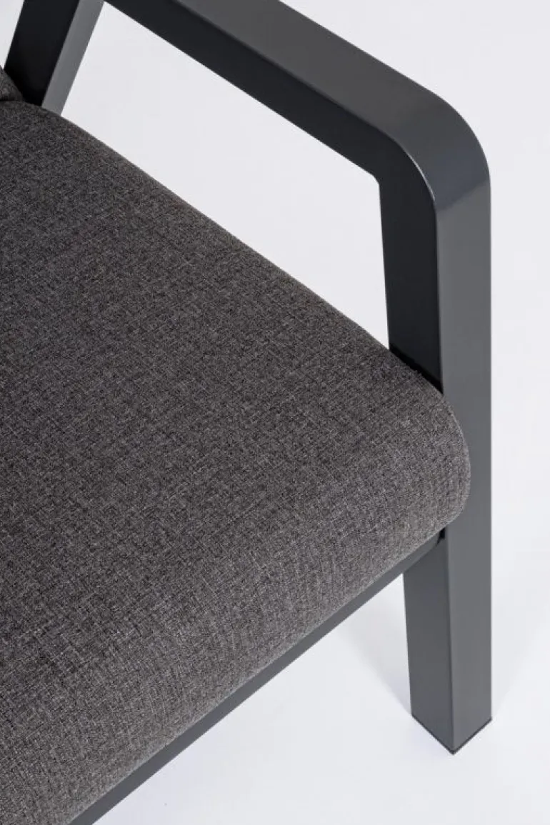 SALOTTO IN ALLUMINIO ANTRACITE JX55 - TRUMAN