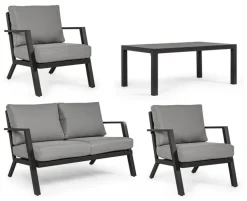 SALOTTO IN ALLUMINIO ANTRACITE YK13 - HARLEY