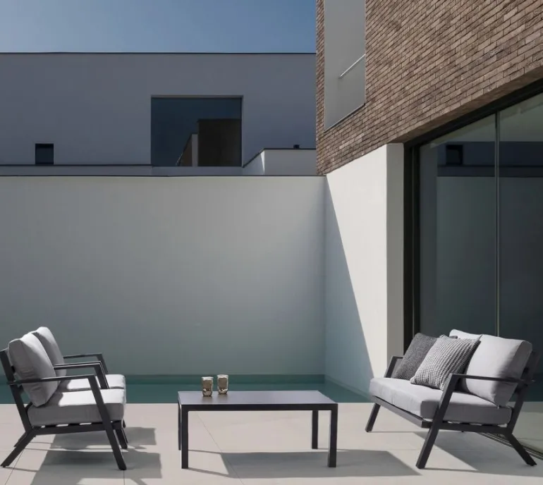 SALOTTO IN ALLUMINIO ANTRACITE YK13 - HARLEY