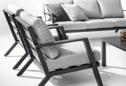 SALOTTO IN ALLUMINIO ANTRACITE YK13 - HARLEY