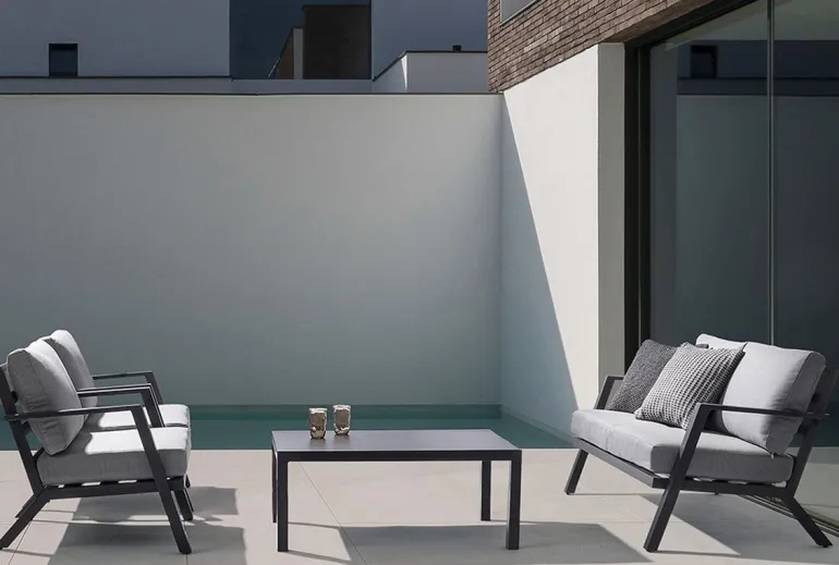 SALOTTO IN ALLUMINIO ANTRACITE YK13 - HARLEY