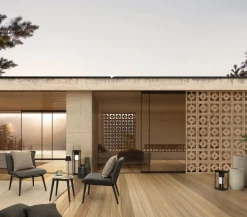 SALOTTO IN ALLUMINIO ANTRACITE WG21 - ISABELA