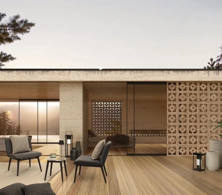 SALOTTO IN ALLUMINIO ANTRACITE WG21 - ISABELA