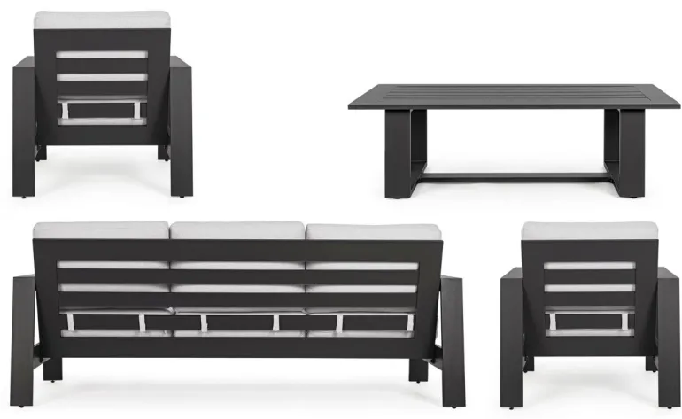 SALOTTO IN ALLUMINIO ANTRACITE YK13 - BALTIC