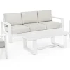 SALOTTO IN ALLUMINIO BIANCO YK11 - BALTIC