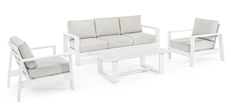 SALOTTO IN ALLUMINIO BIANCO YK11 - BALTIC