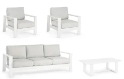 SALOTTO IN ALLUMINIO BIANCO YK11 - BALTIC