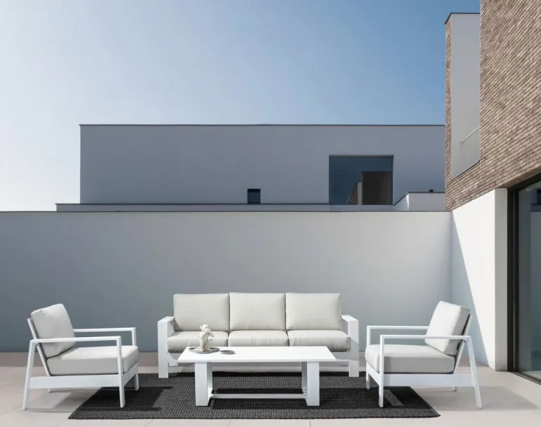 SALOTTO IN ALLUMINIO BIANCO YK11 - BALTIC