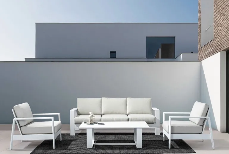 SALOTTO IN ALLUMINIO BIANCO YK11 - BALTIC