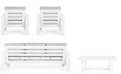 SALOTTO IN ALLUMINIO BIANCO YK11 - BALTIC