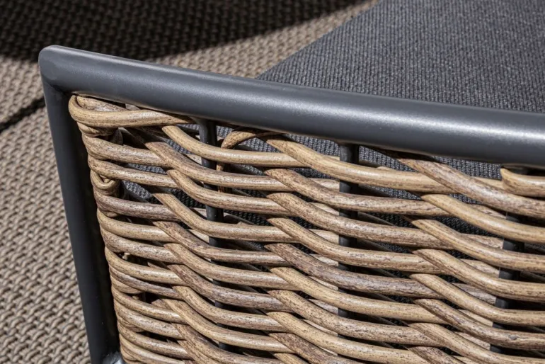 SALOTTO IN FIBRA SINTETICA ANTRACITE YK13 - MARIBELA