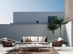 SALOTTO IN FIBRA SINTETICA BIANCO YK11 - MARIBELA