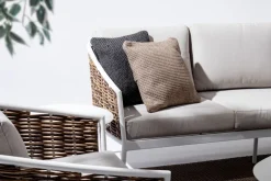 SALOTTO IN FIBRA SINTETICA BIANCO YK11 - MARIBELA