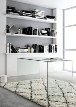 SCRIVANIA IN VETRO - IRIDE