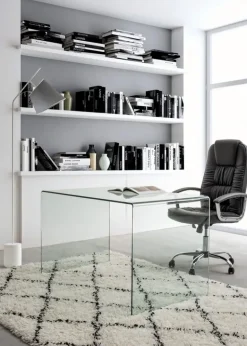 SCRIVANIA IN VETRO - IRIDE