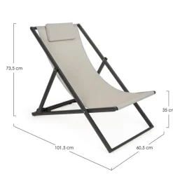 SDRAIO IN ALLUMINIO GRIGIO SCURO - TAYLOR