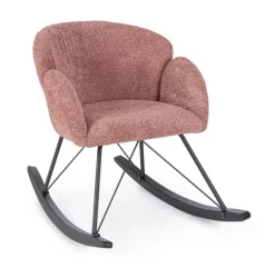 SEDIA A DONDOLO EFFETTO BOUCLE' CANYON - SIBILLA