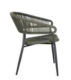 SEDIA C-BR ALGAIDA ANTRACITE/VERDE