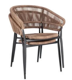 SEDIA C-BR ALGAIDA ANTRACITE/NATURAL