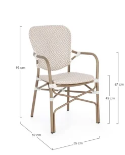 SEDIA C-BR CADEIRA BEIGE