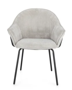 SEDIA C-BR CASSIDY NERO/GRIGIO CHIARO