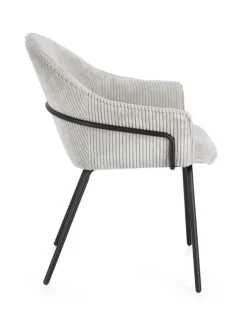 SEDIA C-BR CASSIDY NERO/GRIGIO CHIARO