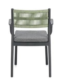 SEDIA C-BR C-C ALVIN ANTRACITE/VERDE