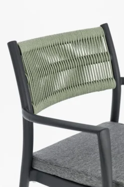 SEDIA C-BR C-C ALVIN ANTRACITE/VERDE