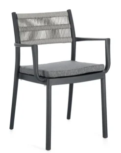 SEDIA C-BR C-C ALVIN ANTRACITE/GRIGIO CH