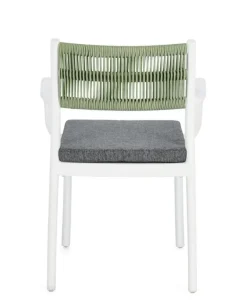 SEDIA C-BR C-C ALVIN BIANCO/VERDE