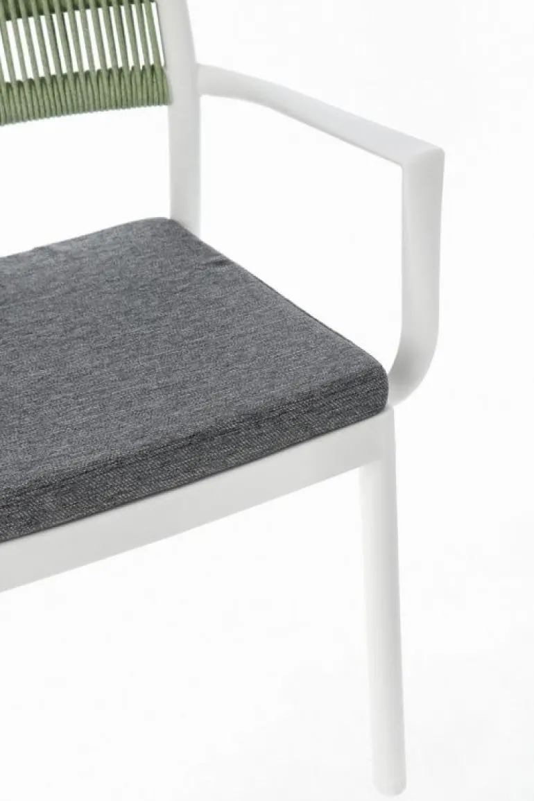 SEDIA C-BR C-C ALVIN BIANCO/VERDE